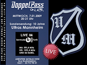 DoppelPass on Air: Sondersendung 10 Jahre Ultras Mannheim