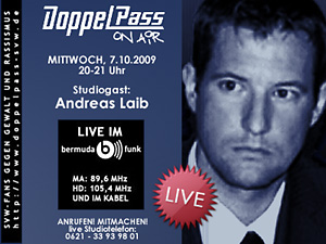 DoppelPass on Air: Studiogast Andreas Laib